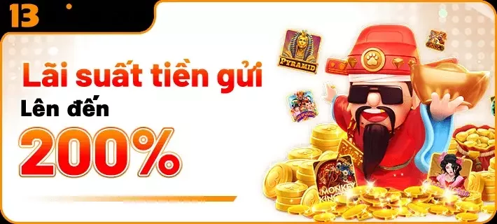 lãi xuất tiền gửi 200%
