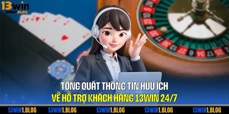 Tổng quát thông tin hữu ích về hỗ trợ khách hàng 13WIN 24/7